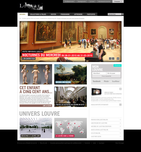 MUSEE DU LOUVRE INTERNATIONAL OFFICIAL WEBSITE